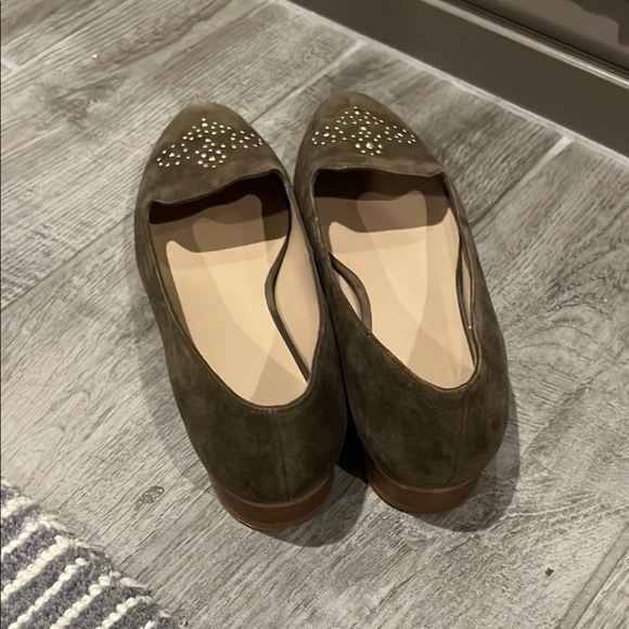 Bocage brown suede Loafers with Gold studded toe design size 39 or US 8 1/2 - Picture 4 of 9